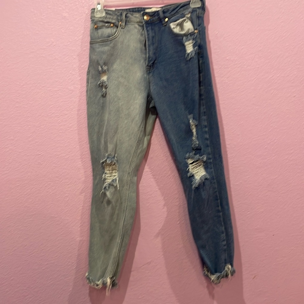 Size 9,two color jeans